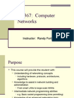 60-367: Computer Networks: Instructor: Randy Fortier