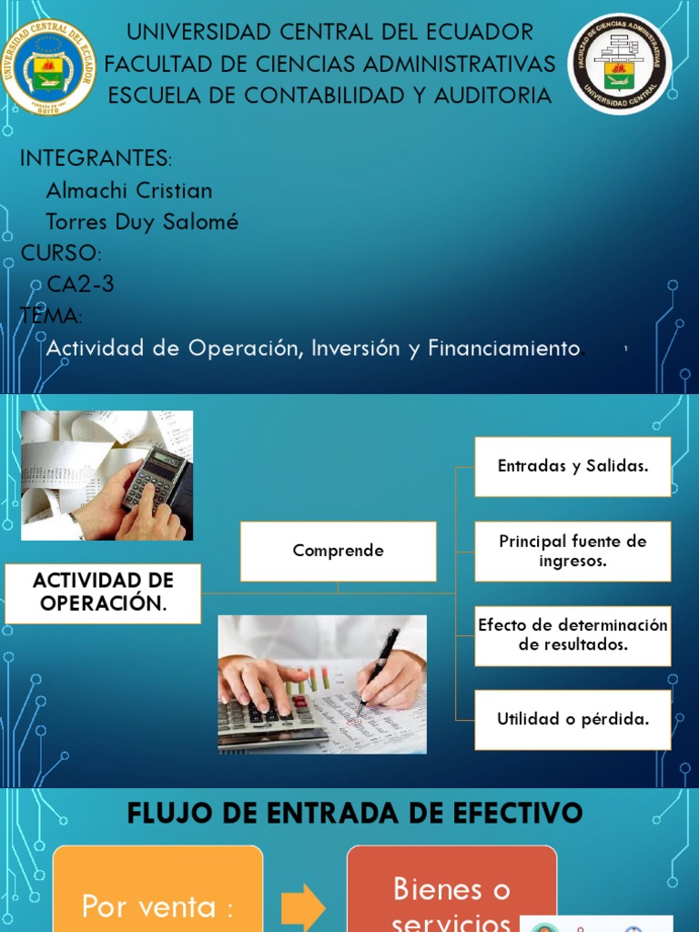 Actividades de Operación, Inversión y Financiamiento | PDF | Compartir ...