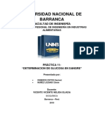 Pract. #11 Determinación de Glucosa en Sangre HOY