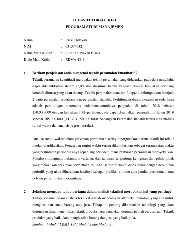 Tugas Ut | PDF