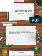 Assessment Rubric
