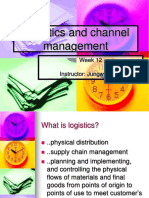 Chapter13 - Logistics and Channel Management