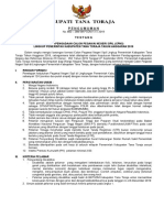 Pengumuman CPNS Kab. Tana Toraja Tahun 2019 PDF