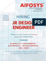 Hiring: JR Design Engineer
