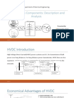 HVDC System Components: Description and Analysis: Department of Electrical Engineering