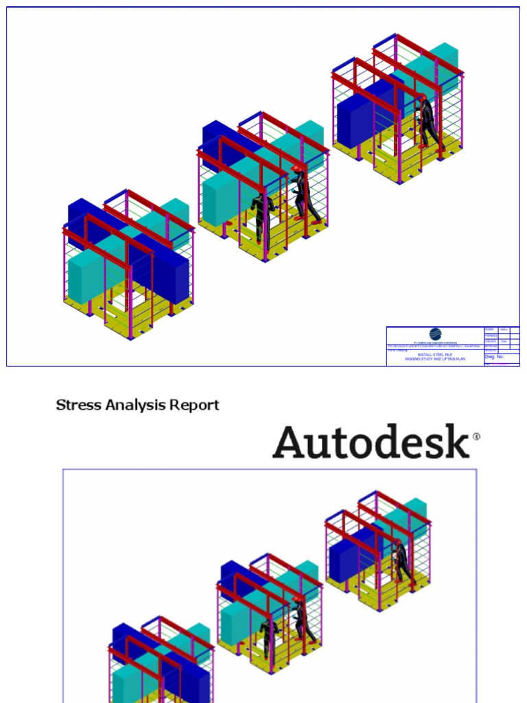 Dwg. No:: Install Steel Pile Rigging Study and Lifting Plan | PDF ...