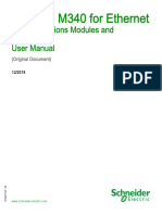 Modicon M340 For Ethernet: Communications Modules and Processors User Manual