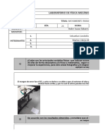 Análisis. Movimiento Parabolico