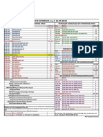 VEHICLE SCHEDULE W.E.F. 16.05.2019: Bus Schedule On Working Days Traveler Schedule On Working Days
