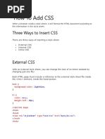 Css Lesson 2