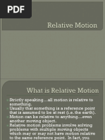 Relative Motion