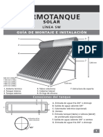 Guía instalación termotanque solar