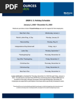 2020 Holiday Schedule - US FINAL