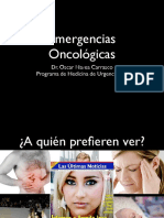 Emergencias Oncológicas 2019