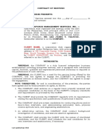 ETT Contract of Services PDF