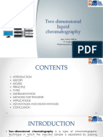 Two Dimensional Liquid Chromatography