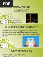 Breach of Contract