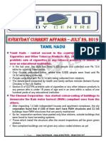 Daily Everyday Current Affairs July 29 2019