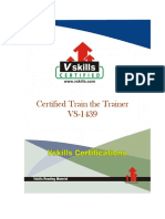 Certified Train The Trainer Sample Material