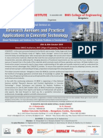 Research Avenues and Practical Applications in Concrete Technology