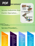 Supply Chain Management: Service Industries and Events Operation