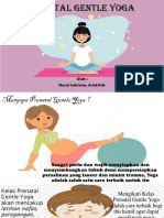 Prenatal Gentle Yoga 