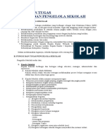 Fungsi Dan Tugas Sekolah Dan Pengelola Sekolah PDF