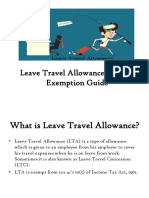 Leave Travel Allowance Rules & Exemption Guide