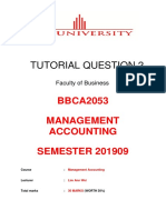 Tutorial Question 2 NPV Analysis