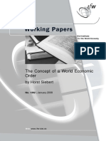 The Concept of A World Economic Order: by Horst Siebert