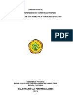 Contoh Diklat Kompetensi Profesi Asisten & Askep Kebun Kelapa Sawit