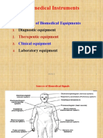 Biomedical Instruments: Classification of Biomedical Equipments