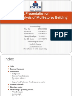 A Presentation On Design & Analysis of Multi-Storey Building