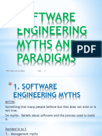 Software Engineering Myths and Paradigms