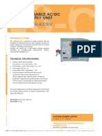 Mod. CEM-E-AT/EV: Programmable Ac/Dc Power Supply Unit