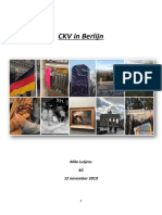 CKV - Berlijn Verslag