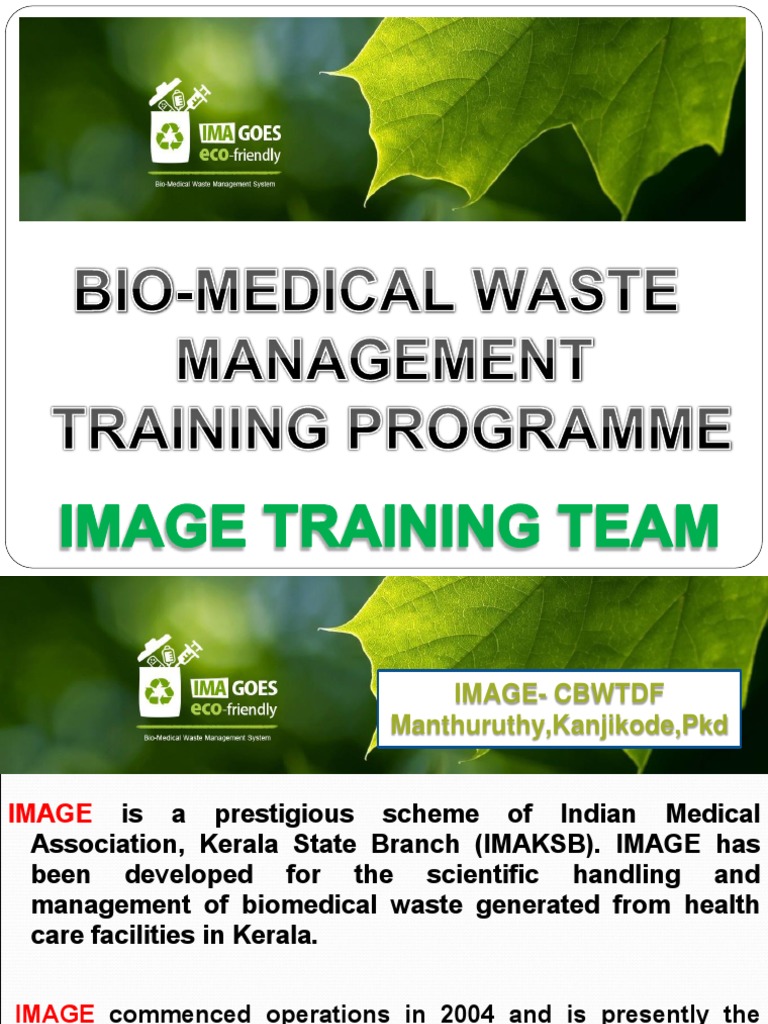 Biomedical Waste Management PDF Waste Management Incineration