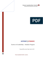Proposal Astrido Pacific Finance 2019 - Essence of Leadership