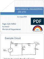 Basic Electro-Mechanical Engineering (EE-170) : Lecture#05