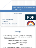 Basic Electro-Mechanical Engineering (EE-170) : Lecture#03