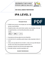 Penyisihan IPA Level 2 IMSC 2019 PDF