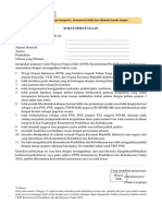 Format Surat Pernyataan cpns kemendikbud 2019