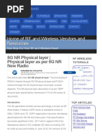 5G NR Physical Layer - Physical Layer As Per 5G NR New Radio