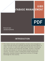 Gibs Database Management: Mukund Kaul 18GIBSPGDM049