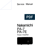 Nakamichi PA 7 Service Manual