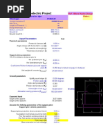 Upper Mai Hydroelectric Project: SUPPORT PIERS Dimension DGN Chainage: 0+668.40