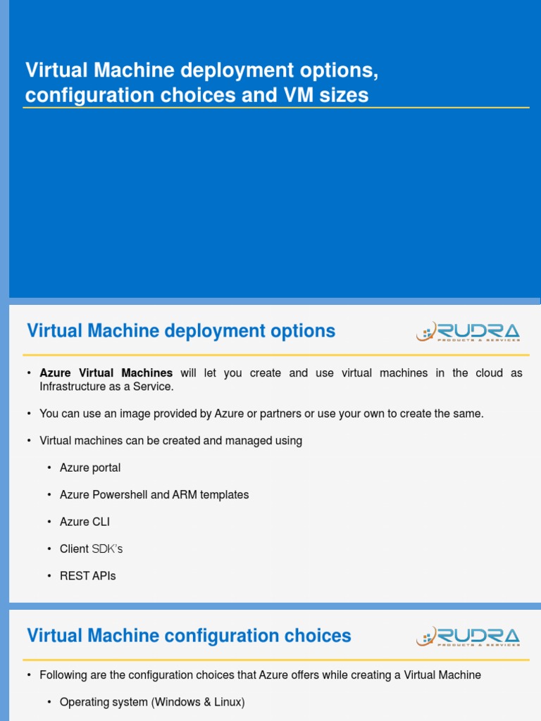 Azure VM Deployment & Configuration Guide | PDF