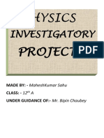 Investigatory Project