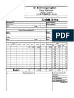 Debit Note Edited Template