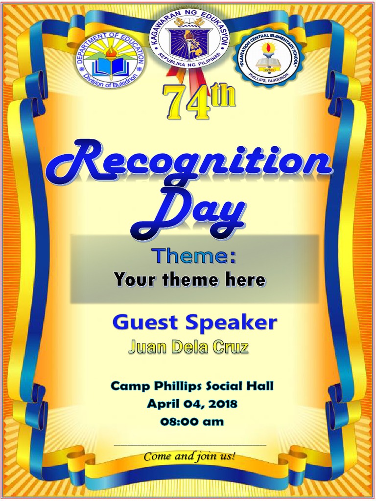 Recognition Program Cover | PDF | Social Science
